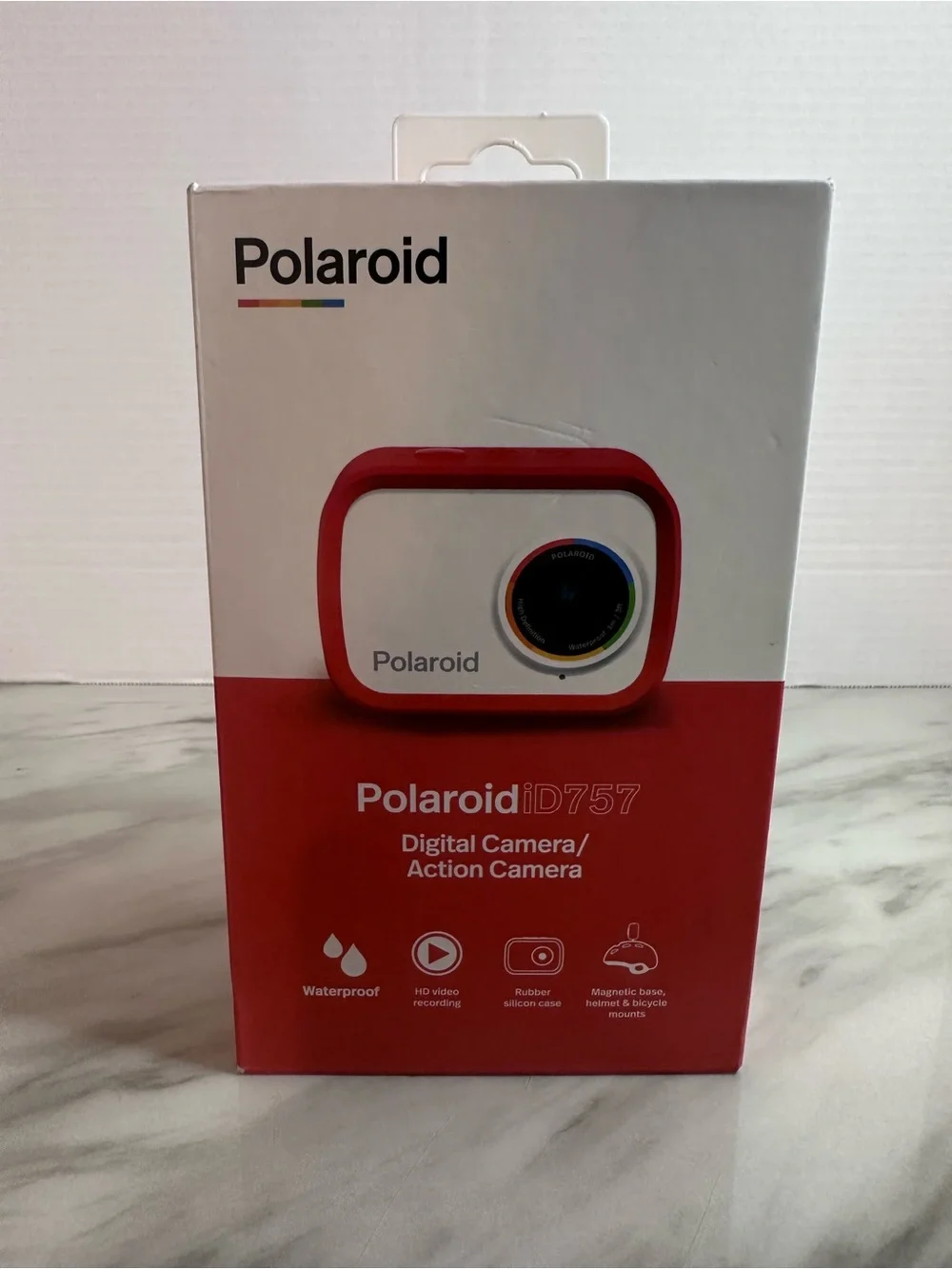 Polaroid Red and White Digital Action Camera